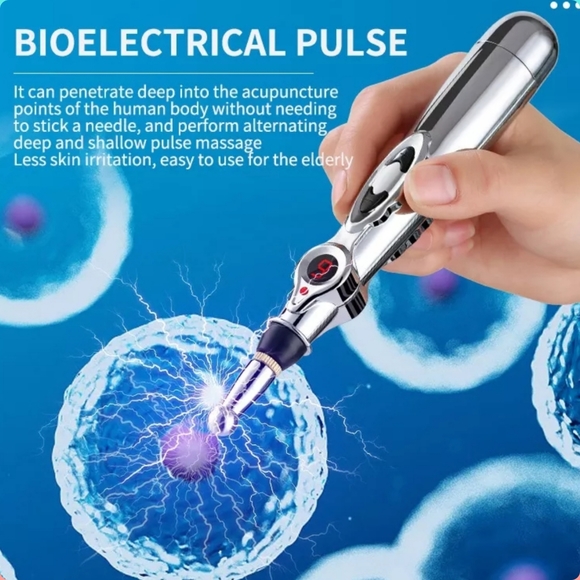Acupuncture Pen 3-in-1 Electronic Acupuncture Pen Energy Pulse Massage Pen - Picture 2 of 16